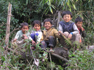 Chintang children
